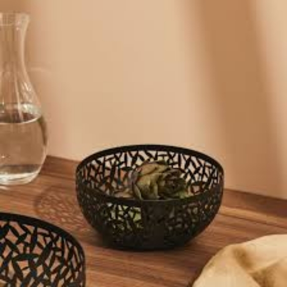 Alessi Cactus Black. Fruit Bowl. 8.25 Inches 21cm - Picture 7 of 7